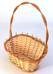 Košík dárkový proutěný - 26 cm 