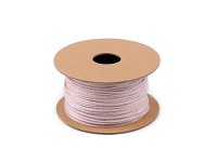 Kroucená šňůrka 1,2 mm/25 m - pudrově růžová