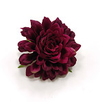 Květ jiřiny 8 cm - burgundy