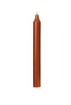 Svíčka rustikální rovná 18 cm - teraccota