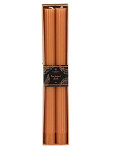 Svíčka konická rustikální 25 cm - medová linky - 2 ks  