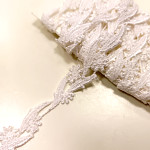 Krajka háčkovaná 2 cm bílá - 4 m