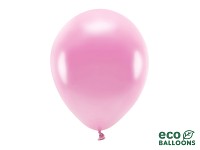 Balonek latexový 30 cm - metalický sv.růžový - 1ks