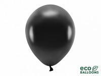 Balonek latexový 30 cm  - metalický černý - 1ks