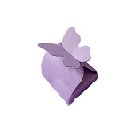 Krabička na cukroviny 7x4 cm motýlek - fialová