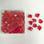 Akrylové krystaly 260 g - červené