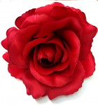 Hlavičky růží - červené - 10 cm