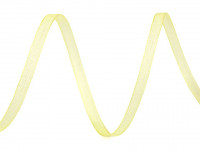 Šifonová stuha sv. žlutá - 3mm -1m