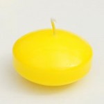 Plovoucí svíčka - žlutá