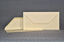 Obálka barevná DL 220 x 110 mm - krémová