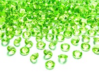 Akrylové diamanty malé - sv.zelené