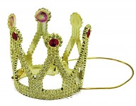 Párty princeznovská korunka - zlatá
