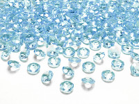 Akrylové diamanty malé - sv.modré