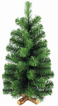 Stromeček umělý zelený 60 cm s křížovým stojanem