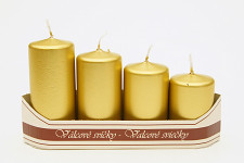 Adventní svíce - postupné - zlaté