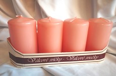 Adventní svíce - růženín malé