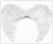 Andělská křídla - bílá - 35x45cm