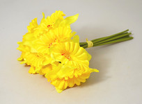 Narcis se 3 květy 36 cm - žlutý
