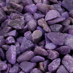 Dekorační kamínky 9 - 13 mm - 500 g  - aubergine