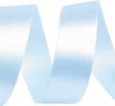 Stuha saténová 25 mm - sv.modrá - 1m